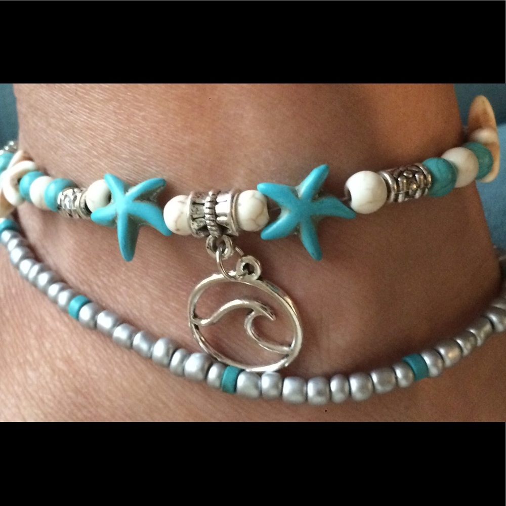 🌊⭐️🏄🏻‍♀️☀️ Beautiful and Trendy  ankle bracelet